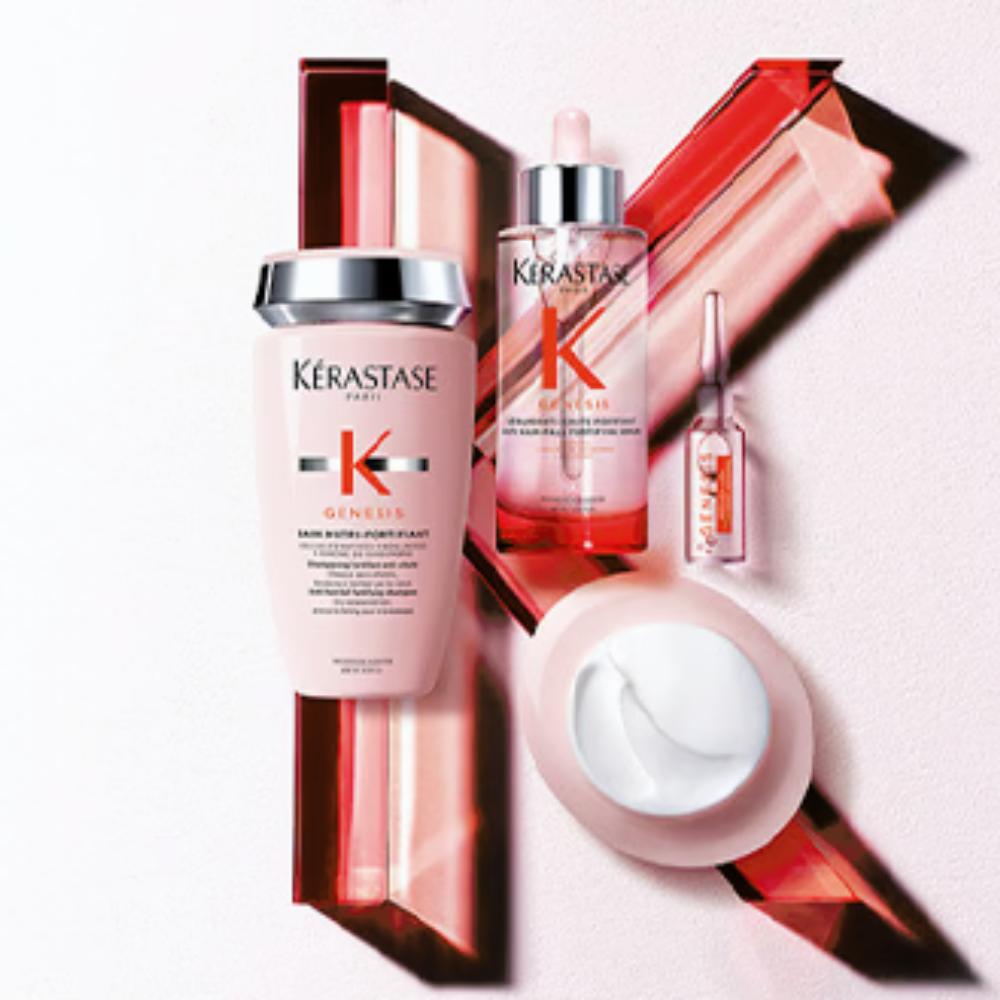 Kit Kérastase Genesis anti-caduta per Capelli Sottili - Shampoo + Balsamo +  Siero