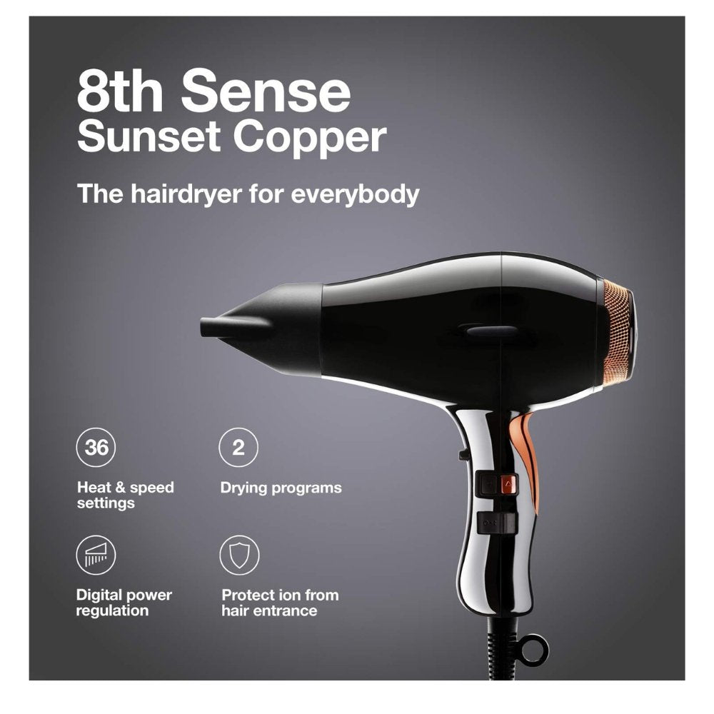 Phon Elchim 8th Sense Sunset Copper - ArtistLab.it - Prodotti Professionali e Attrezzatura per Capelli e Parrucchieri