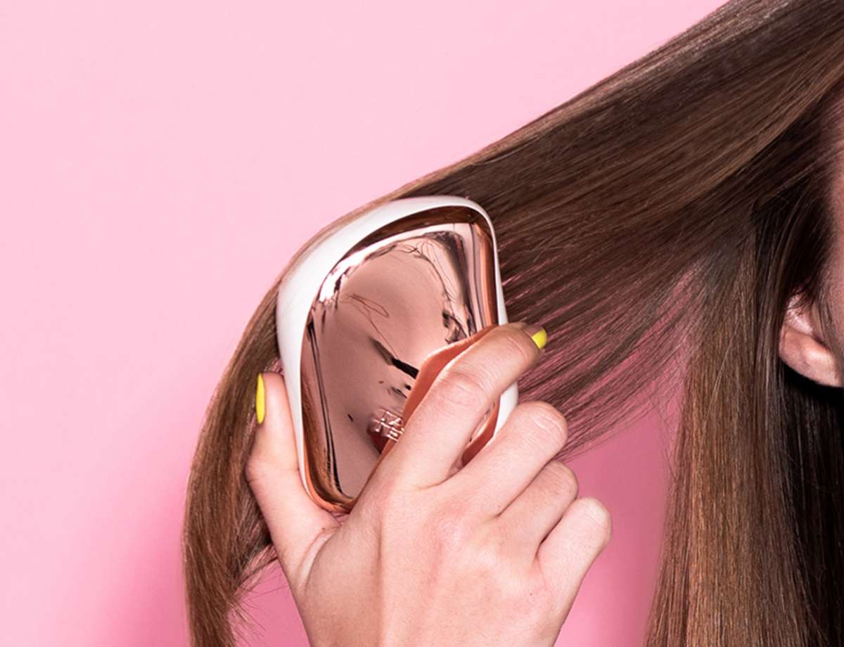 Tangle Teezer Compact Styler Baby Chrome Blue